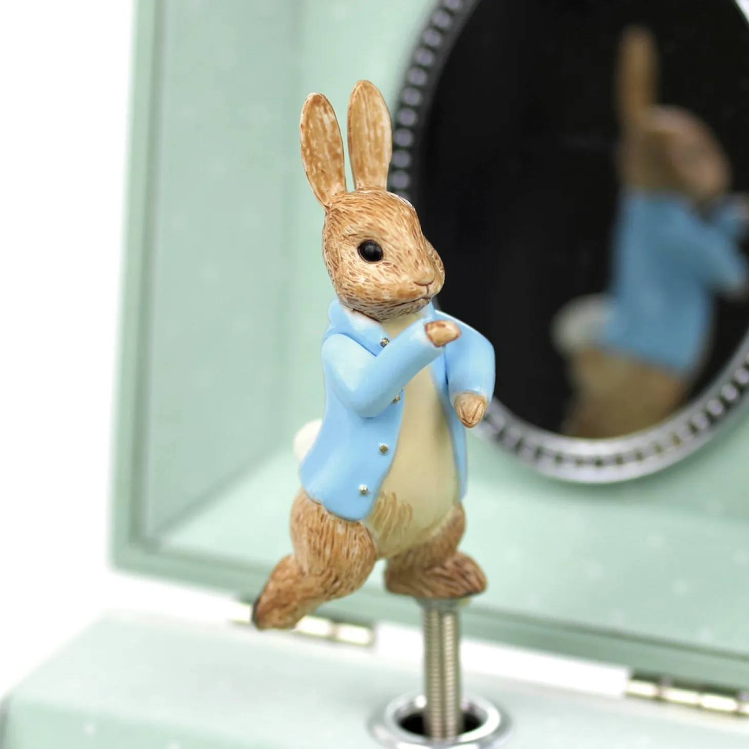 Trousselier Boîte à musique Cube Peter Rabbit - Libellule Vert