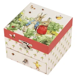 Trousselier Boîte à musique Cube Peter Rabbit - Carotte Rouge