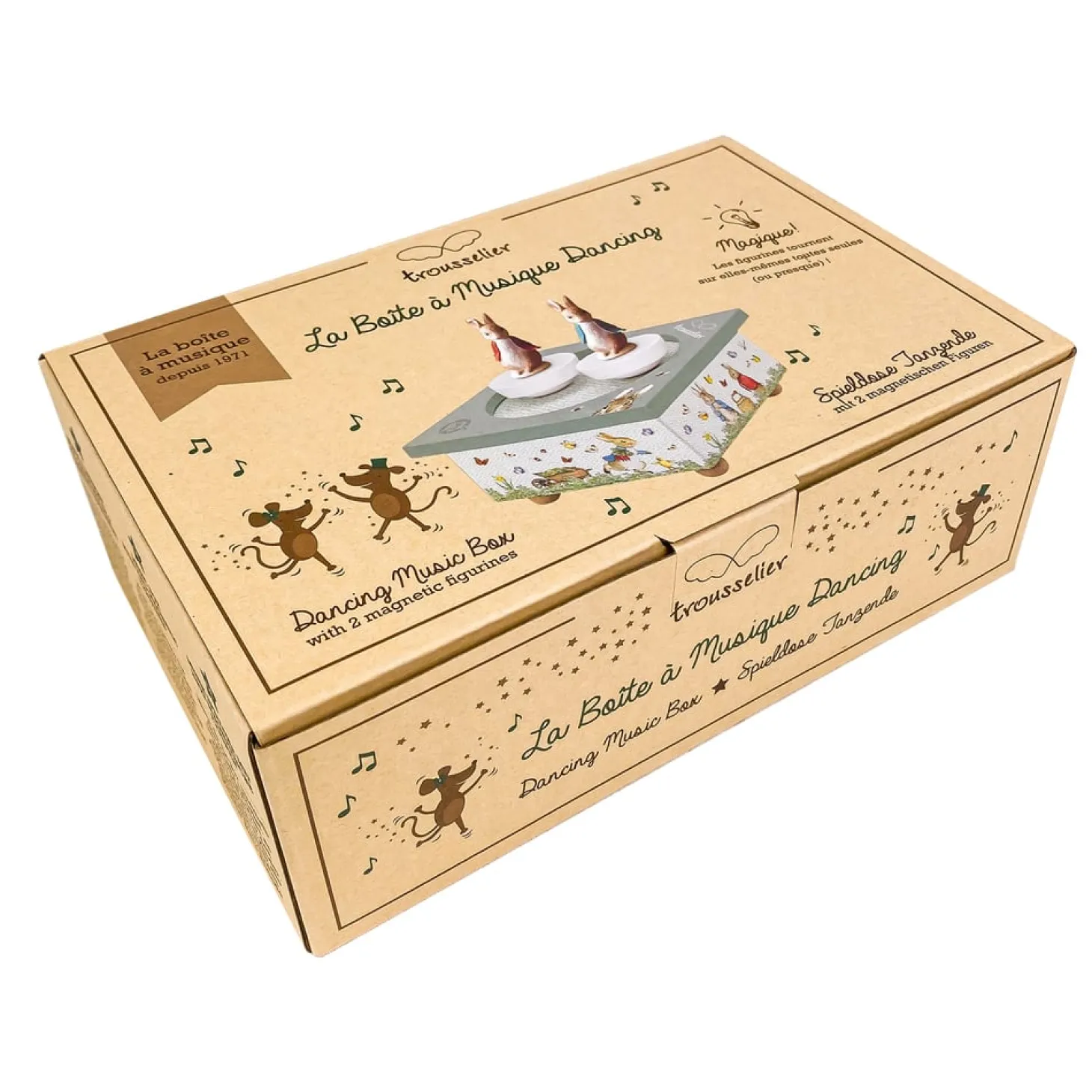 Trousselier Boîte à musique magnétique Peter Rabbit