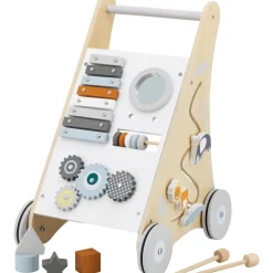 Tryco                    Chariot d'activités et de marche en bois    Bois Coloré