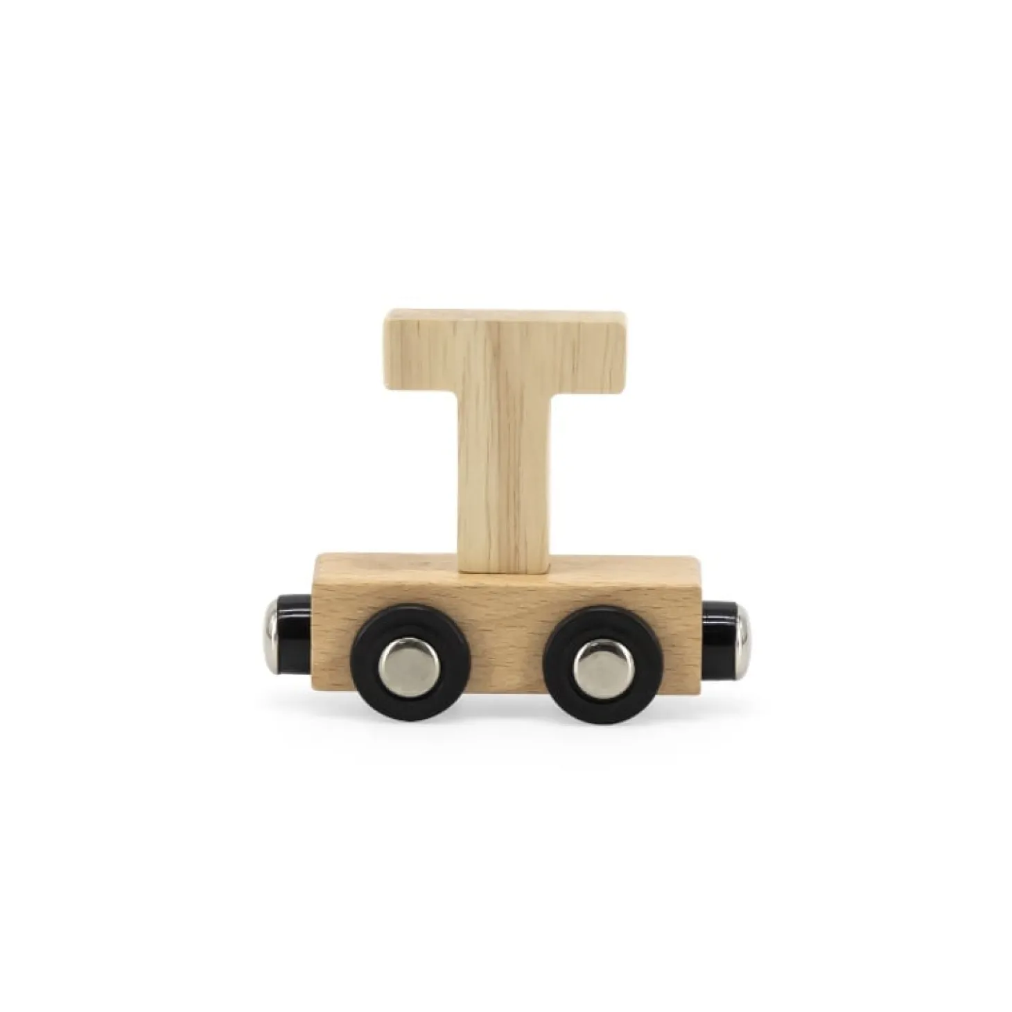 Tryco Lettre Train Naturel Lettre T Bois Naturel