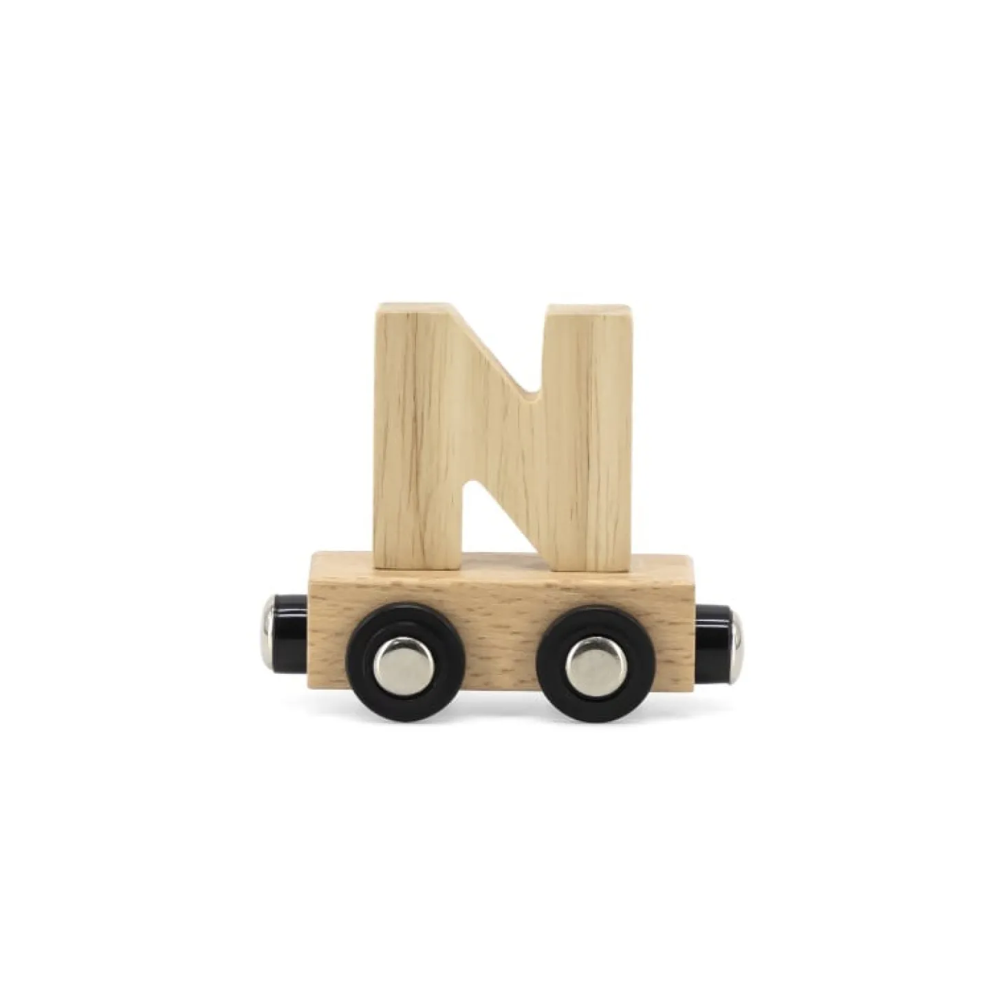 Tryco Lettre Train Naturel Lettre N Bois Naturel