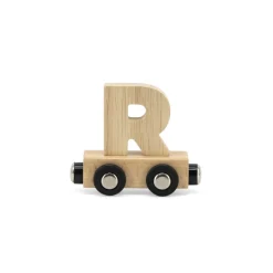 Tryco                    Lettre Train Naturel Lettre R    Bois Naturel