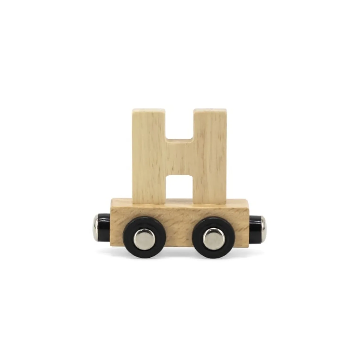 Tryco Lettre Train Naturel Lettre H Bois Naturel