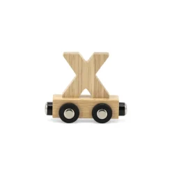 Tryco                    Lettre Train Naturel Lettre X    Bois Naturel