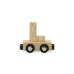 Tryco                    Lettre Train Naturel Lettre L    Bois Naturel