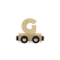 Tryco                    Lettre Train Naturel Lettre G    Bois Naturel