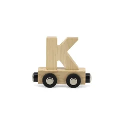Tryco                    Lettre Train Naturel Lettre K    Bois Naturel