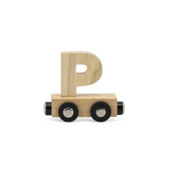 Tryco                    Lettre Train Naturel Lettre P    Bois Naturel