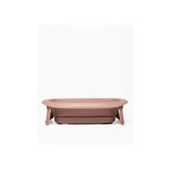 Twistshake Kit bain de luxe Baignoire + Pied + coussin + rinceur Rose Délavé