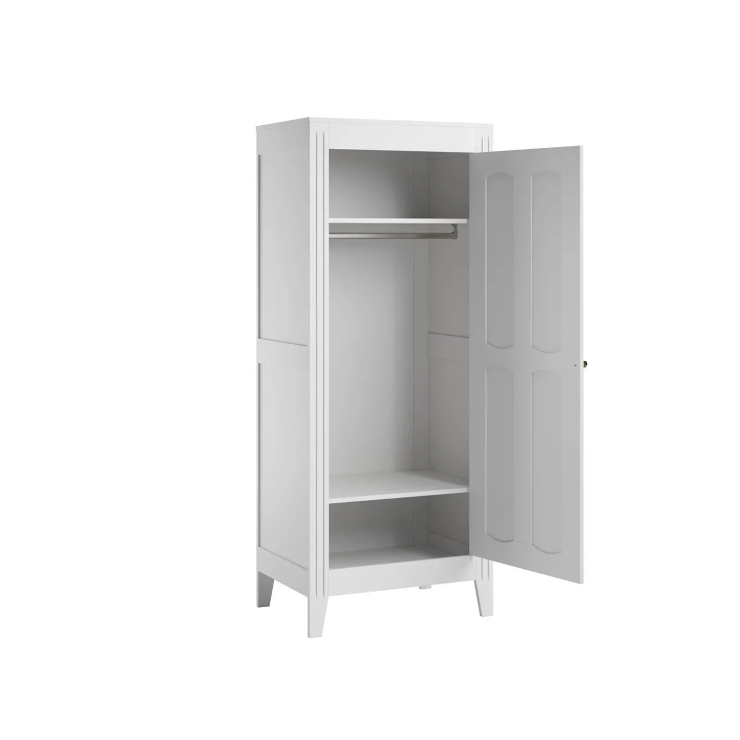 Vox Armoire 1 porte Milenne Blanc