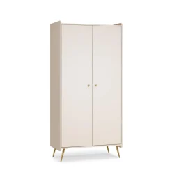 Vox                    Armoire à 2 portes Lunea    Sable Beige
