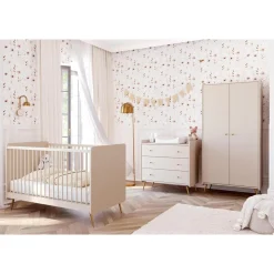Vox Armoire à 2 portes Lunea Sable Beige