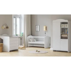 Vox                    Armoire 2 portes Megeve     Blanc