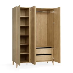 Vox Armoire 3 Portes Muve Chêne