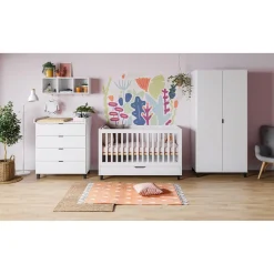 Vox Armoire 2 portes Simple Blanc/Noir
