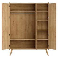 Vox                    Armoire 3 portes Vintage     Bois