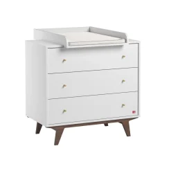 Vox Commode Mid II Blanc/Noix