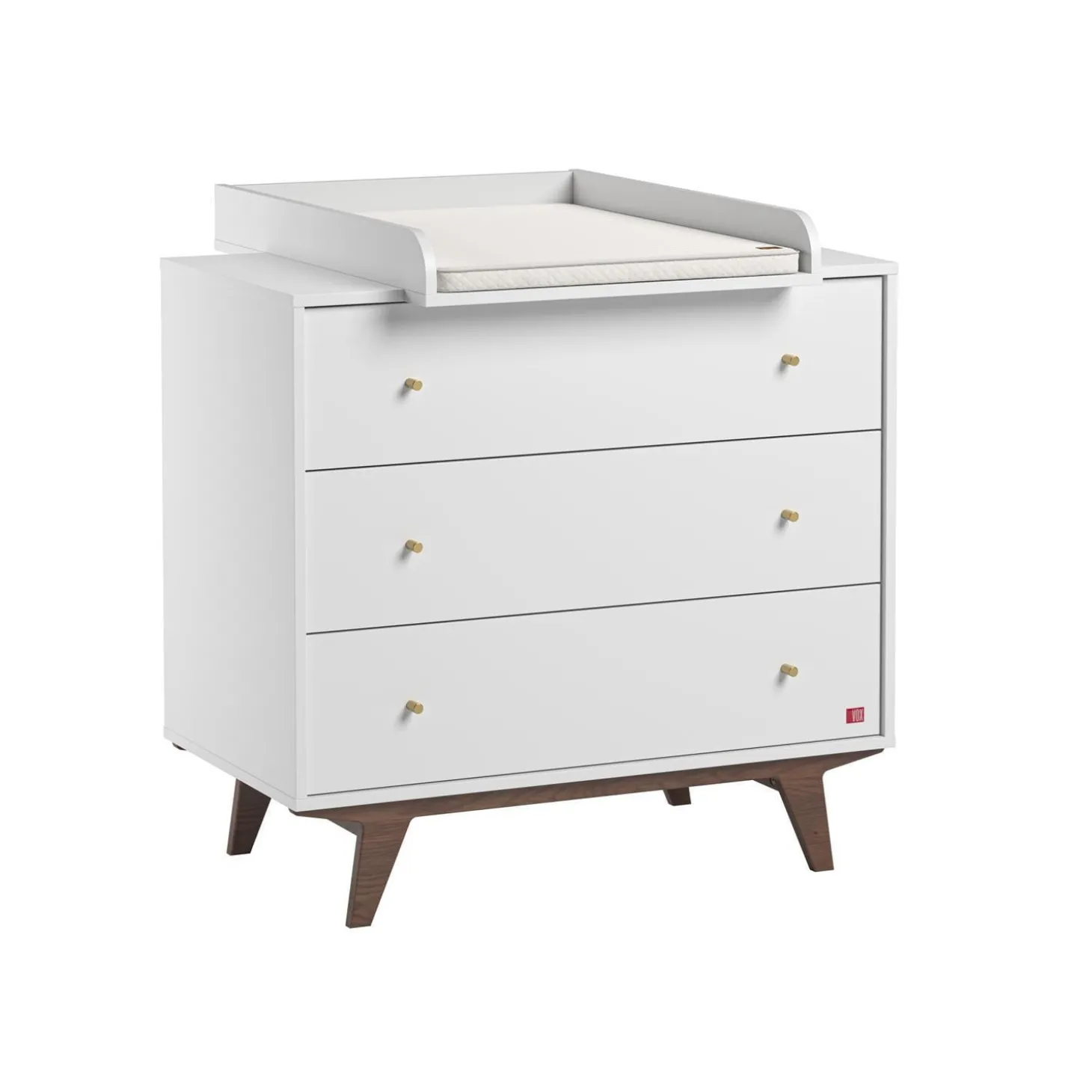 Vox Commode Mid II Blanc/Noix