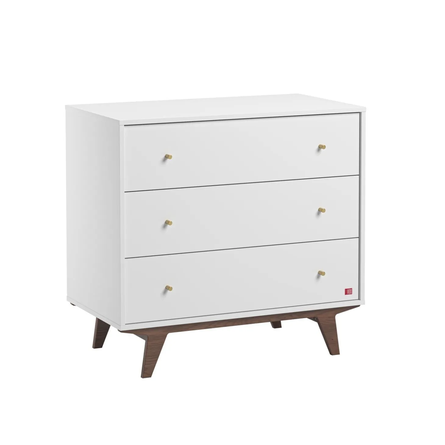 Vox Commode Mid II Blanc/Noix