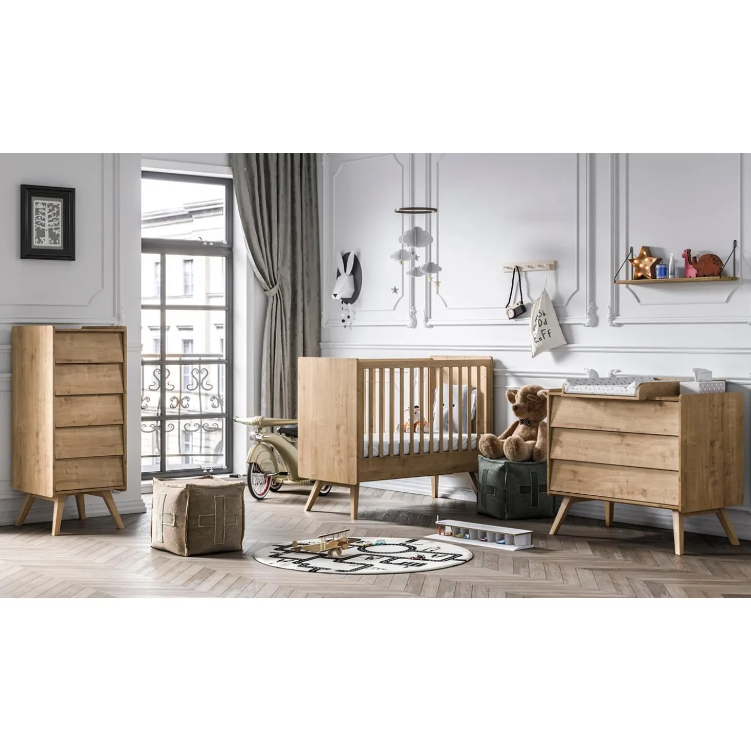 Vox Commode Vintage Bois