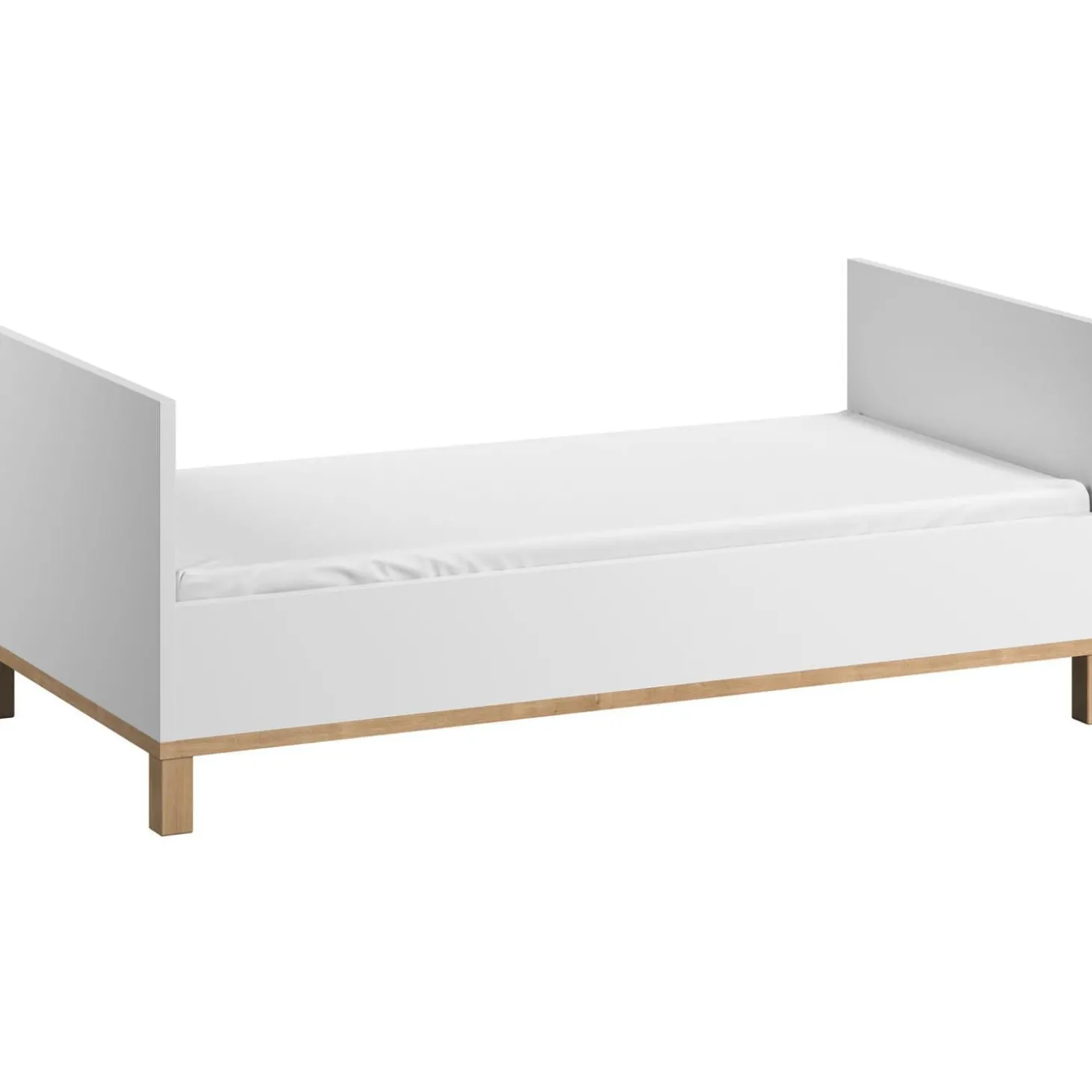 Vox Lit Altitude Blanc/Bois 70x140 cm