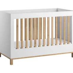 Vox Lit Altitude Blanc/Bois 70x140 cm