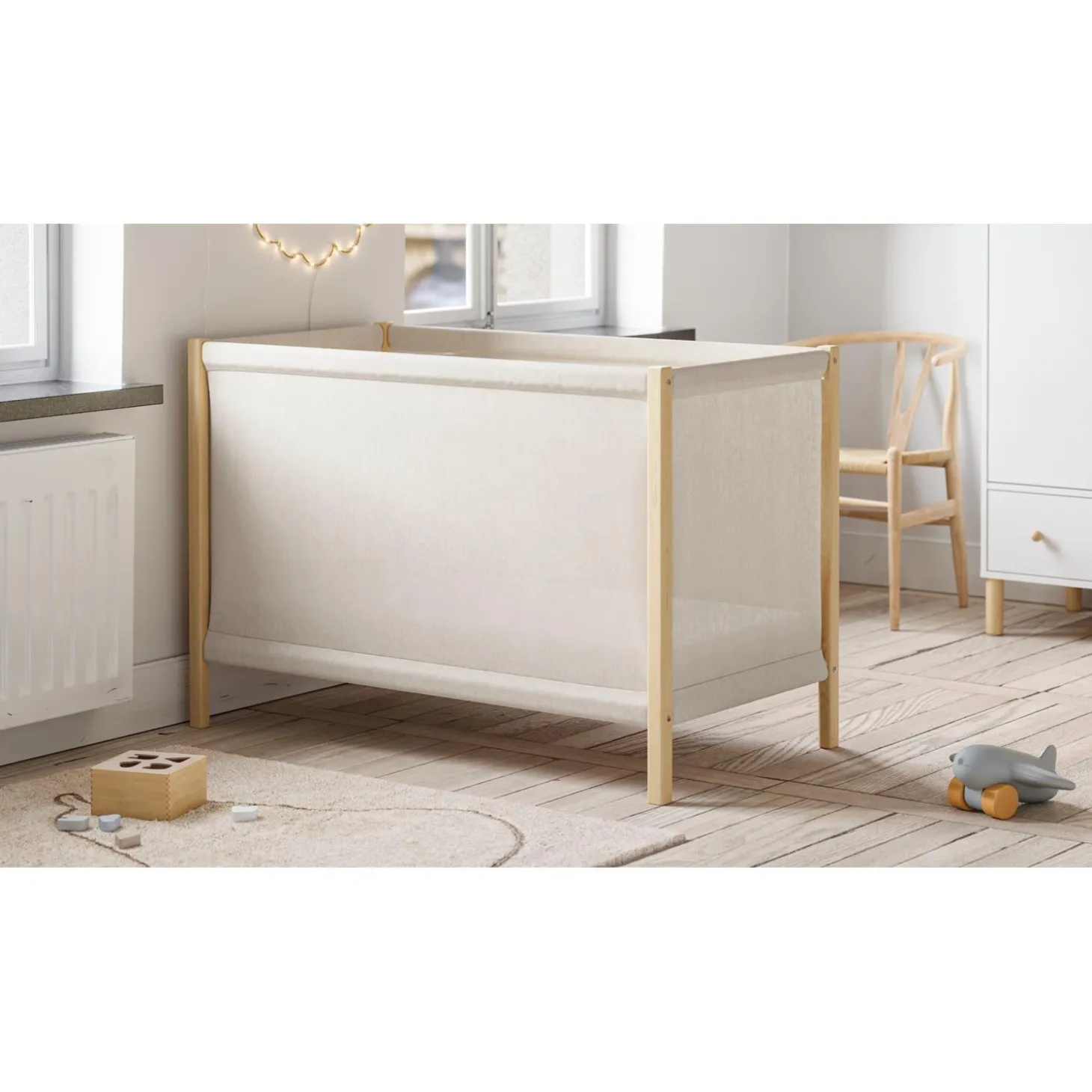 Vox Lit bébé Tela Bois/Beige 60x120 cm