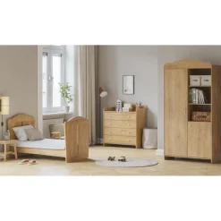 Vox                    Lit Megeve     Chêne            70x140 cm