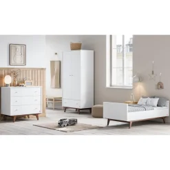 Vox Lit Mid II Blanc/Noix 70x140 cm