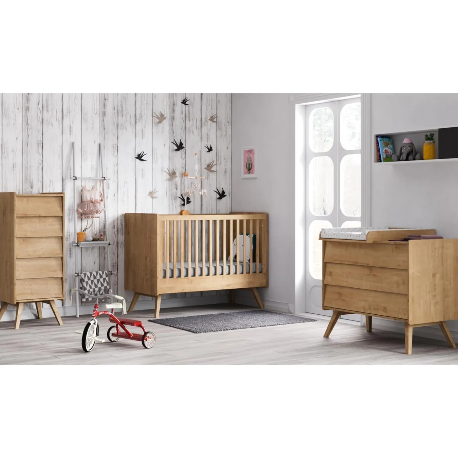 Vox Plan à langer Vintage Bois
