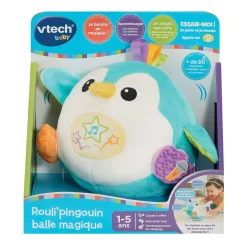 VTech Baby Balle magique Rouli'pingouin Multicolore