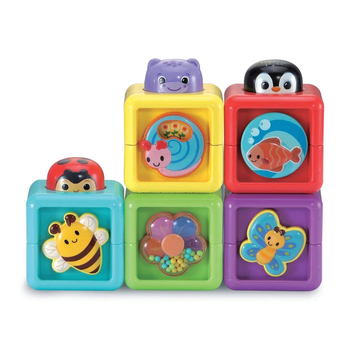 VTech Baby Cubes animaux surprises Multicolore