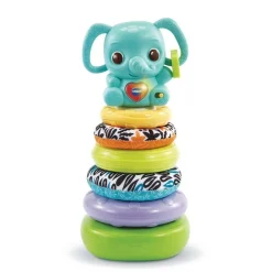 VTech Baby                    Eléphanteau empilo 3 en 1 Nino en plastique bio sourcé
