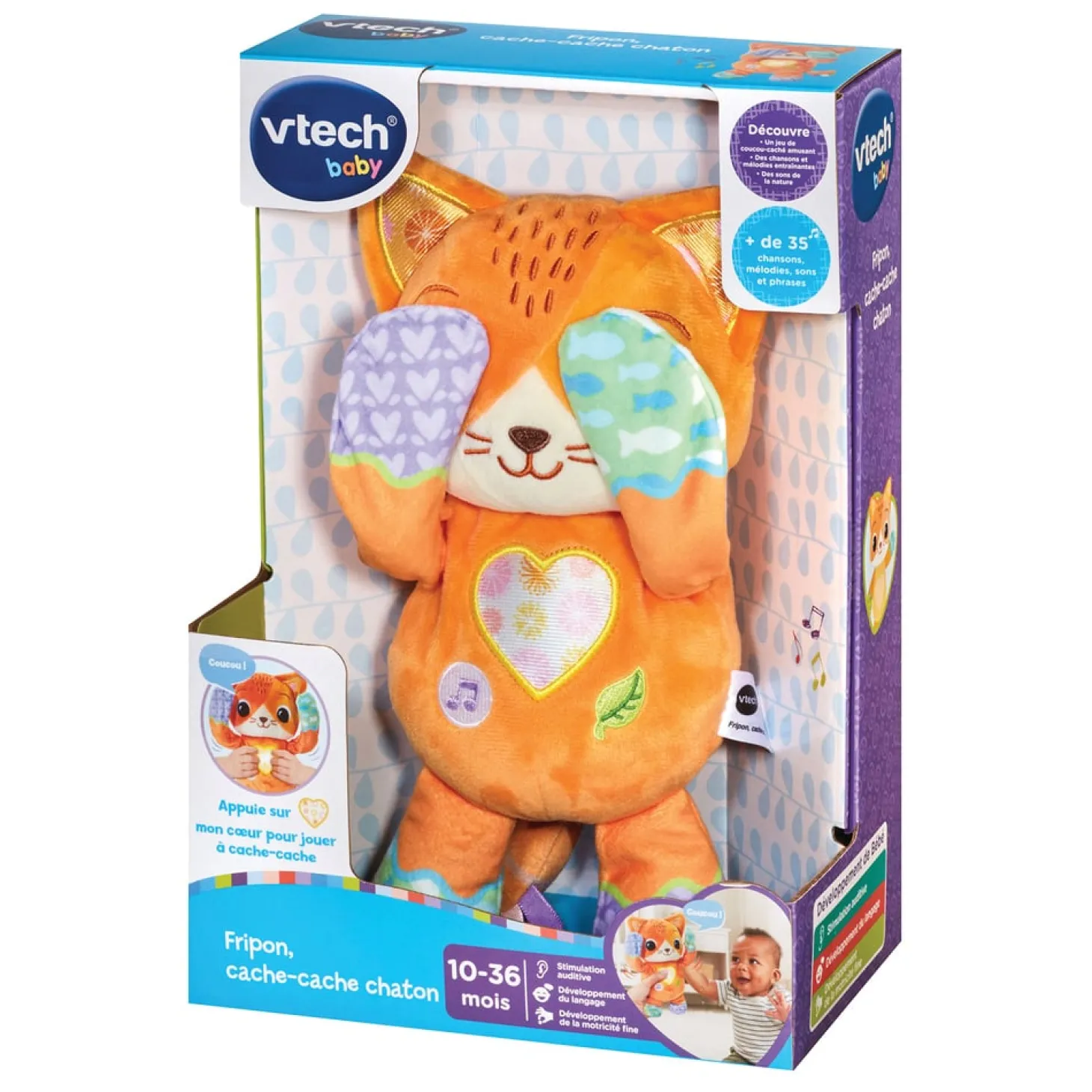 VTech Baby Fripon cache-cache chaton Multicolore