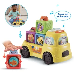 VTech Baby Jouet Camion Lumi cubes surprises Multicolore