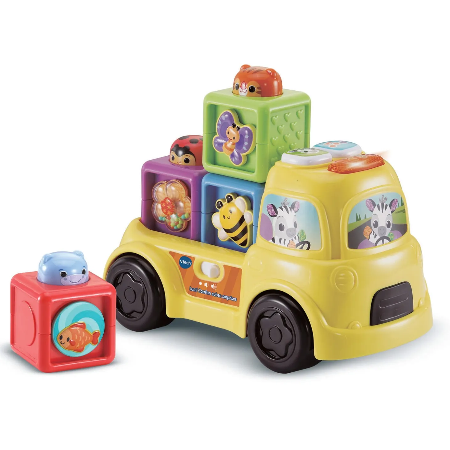 VTech Baby Jouet Camion Lumi cubes surprises Multicolore