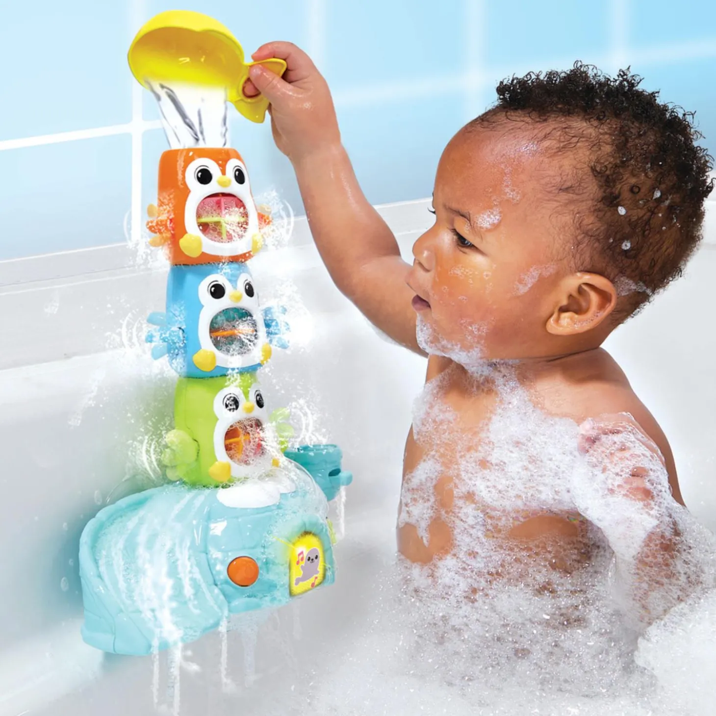 VTech Baby Jouet 1, 2, 3, empilo pingouins Multicolore