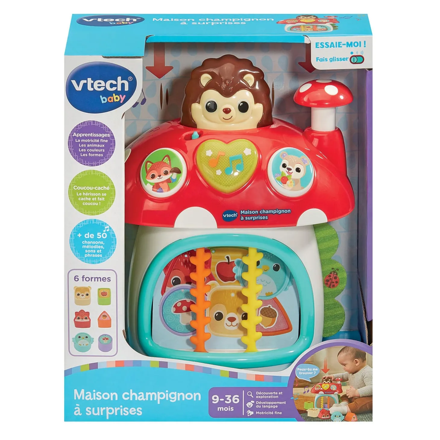 VTech Baby Jouet Maison champignon à surprises Multicolore