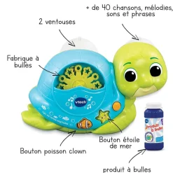 VTech Baby Juju ma tortue magi bulles Vert