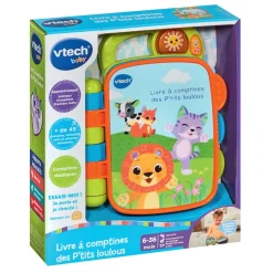 VTech Baby Livre à comptines des p'tits loulous Multicolore