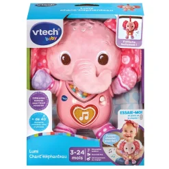 VTech Baby Lumi chant'elephanteau Rose