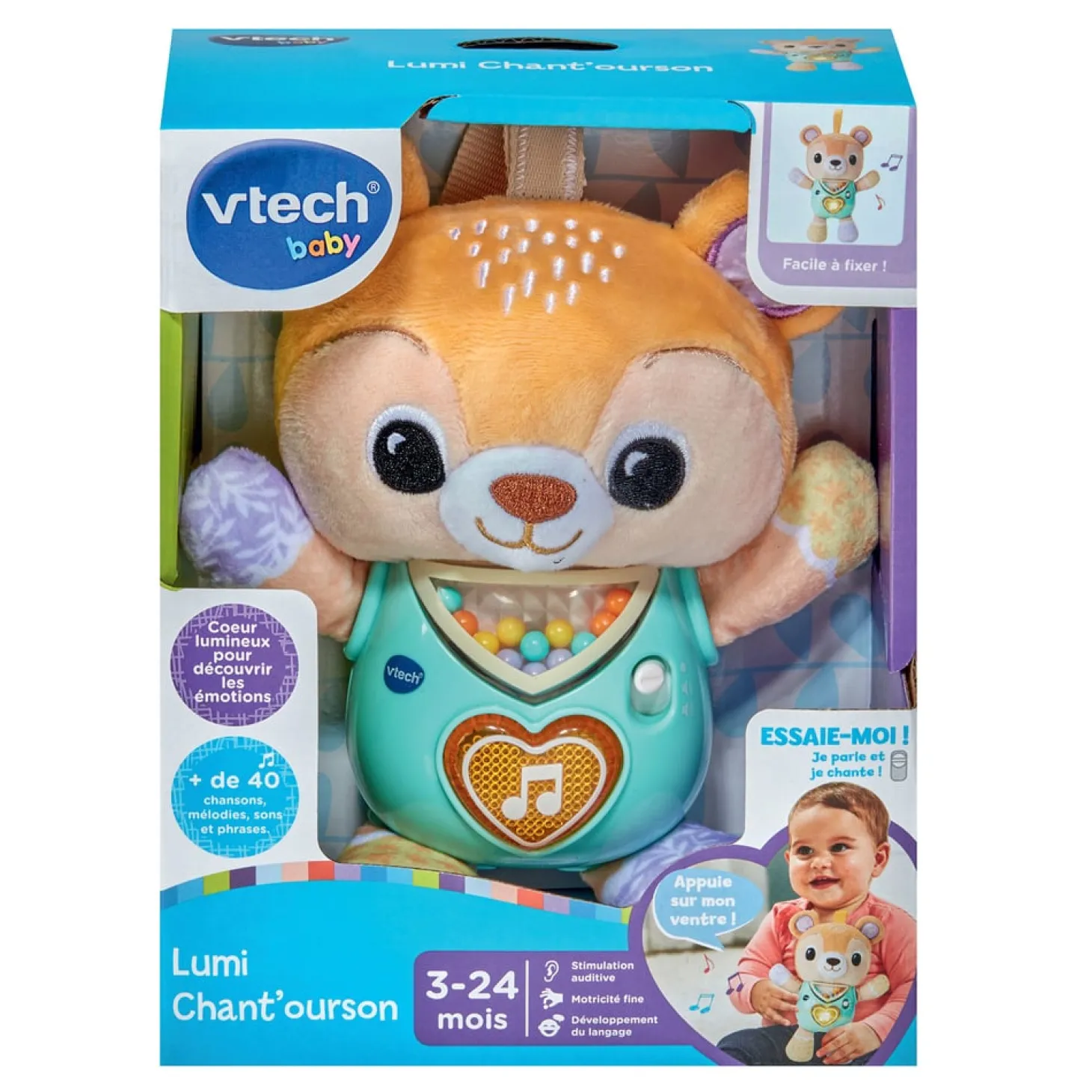 VTech Baby Lumi chant'ourson Bleu