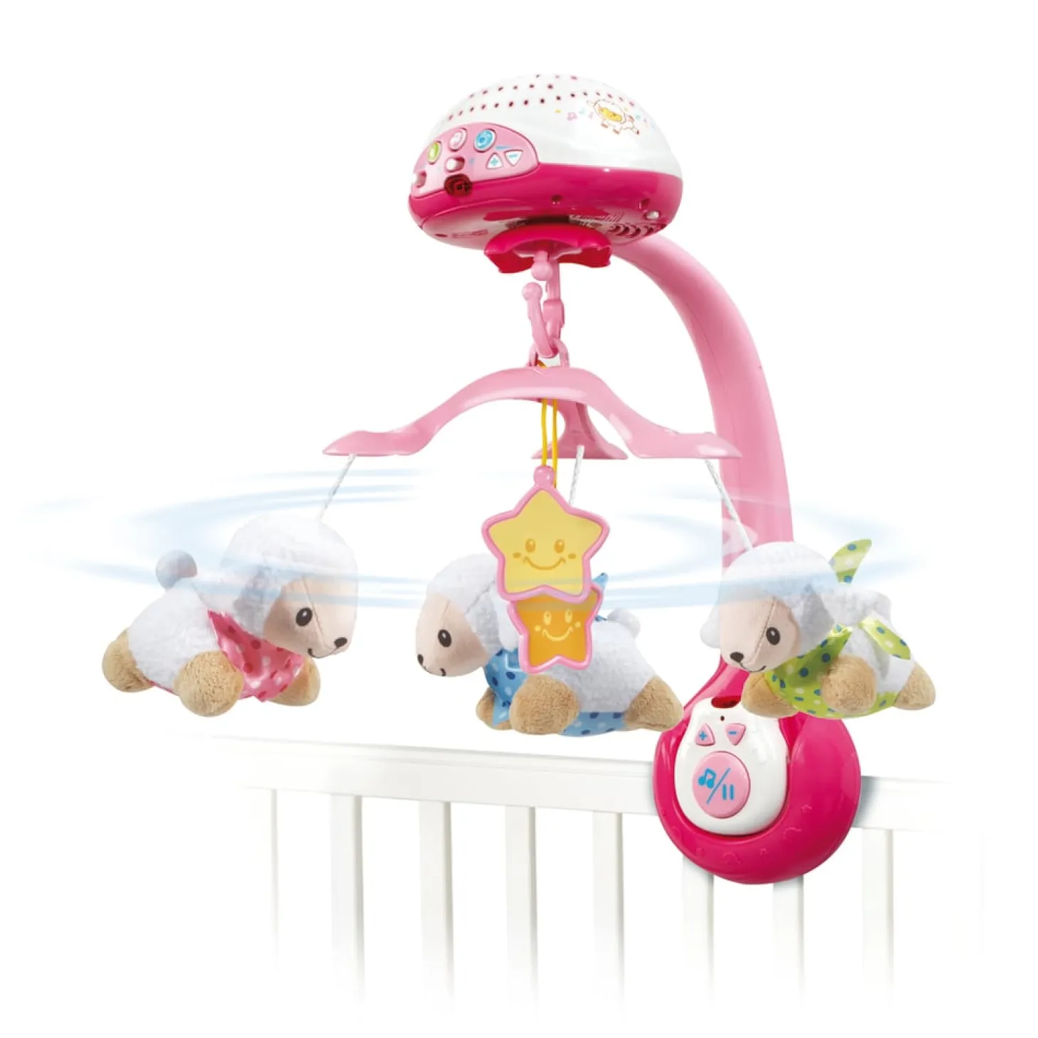 VTech Baby Lumi mobile Compte-moutons Rose