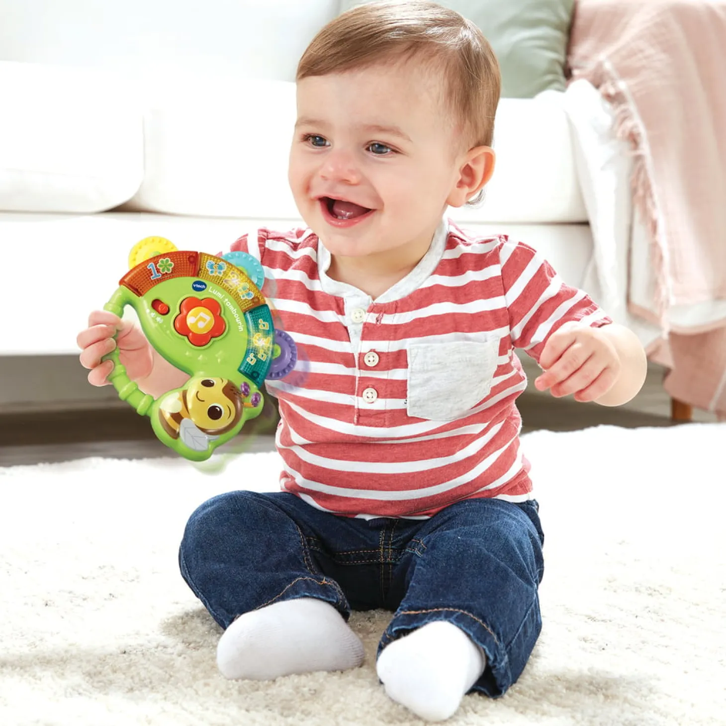VTech Baby Lumi tambourin Multicolore
