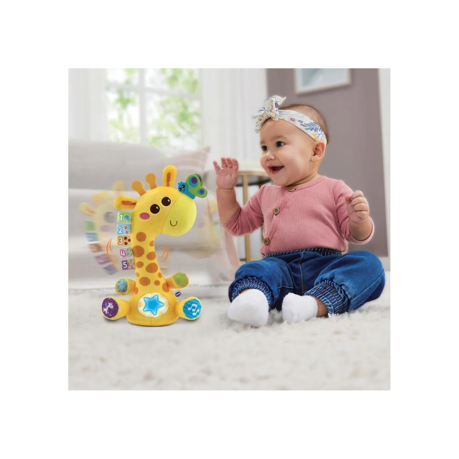 VTech Baby Ma girafe moov & groov Multicolore