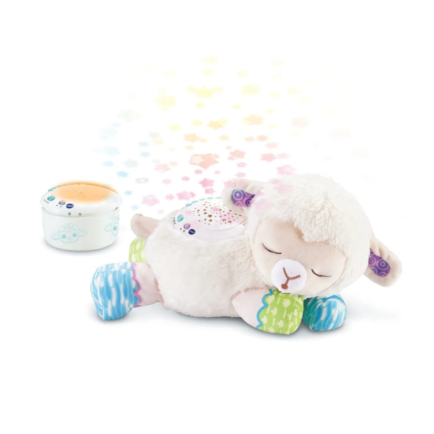 VTech Baby Manon, lumi mouton nuit étoilée 3 en 1 Blanc