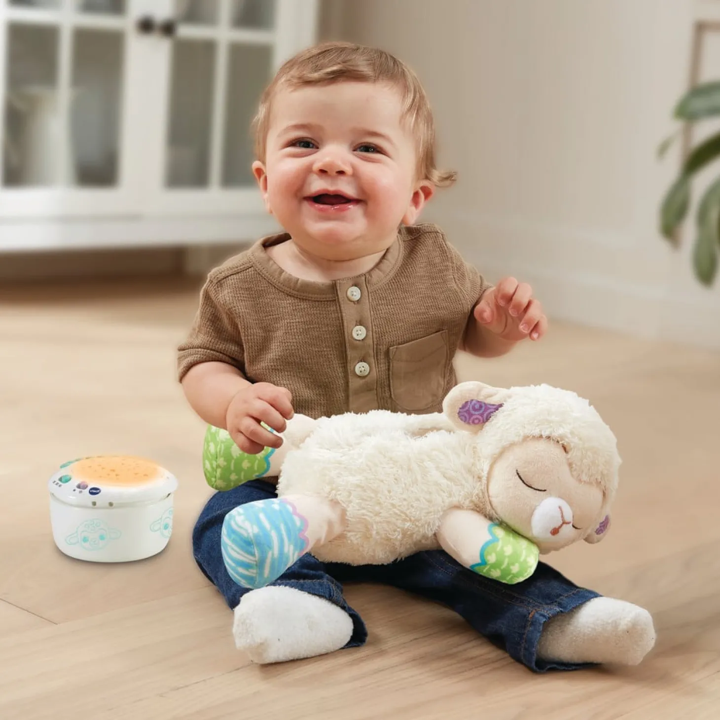 VTech Baby Manon, lumi mouton nuit étoilée 3 en 1 Blanc
