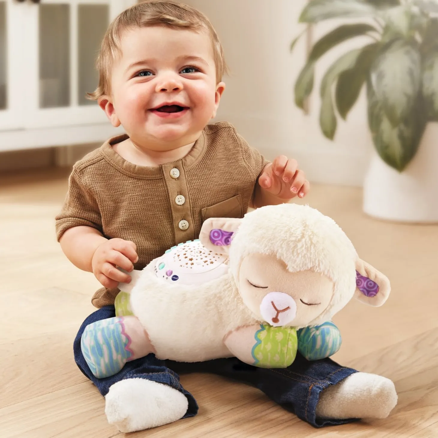 VTech Baby Manon, lumi mouton nuit étoilée 3 en 1 Blanc