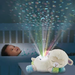 VTech Baby Manon, lumi mouton nuit étoilée 3 en 1 Blanc